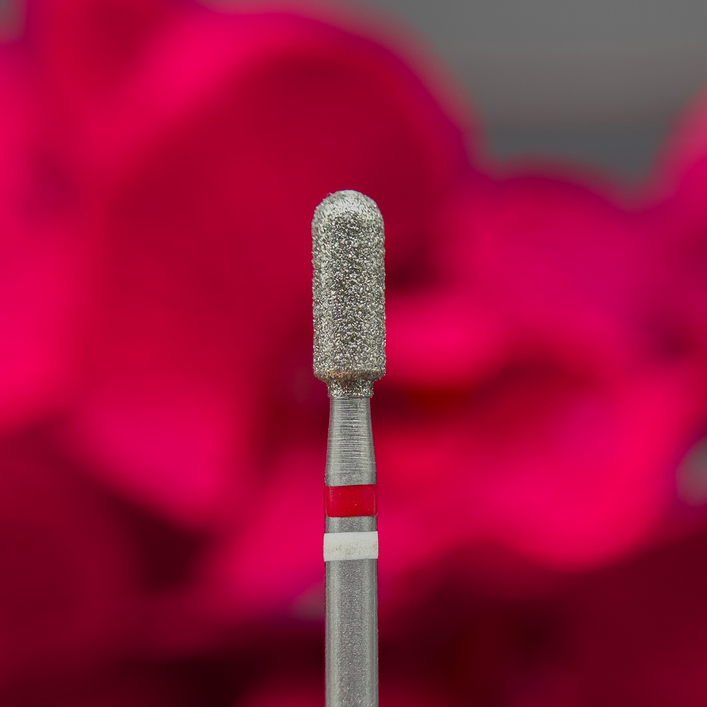Broca Micrófono Híbrida Diamante — Fino - Ultrafino (Rojo + Blanco)