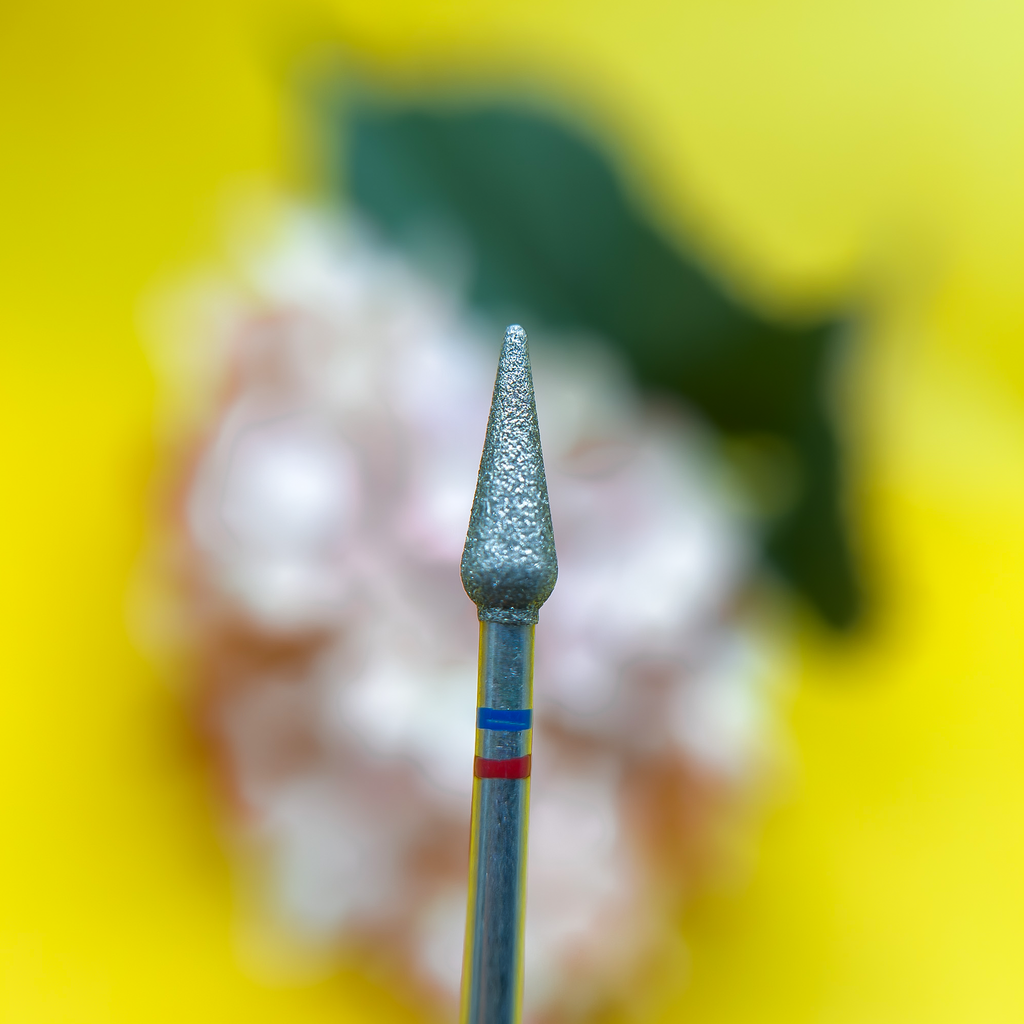 Broca Pera Híbrida Diamante — Medio - Fino (Azul + Rojo)